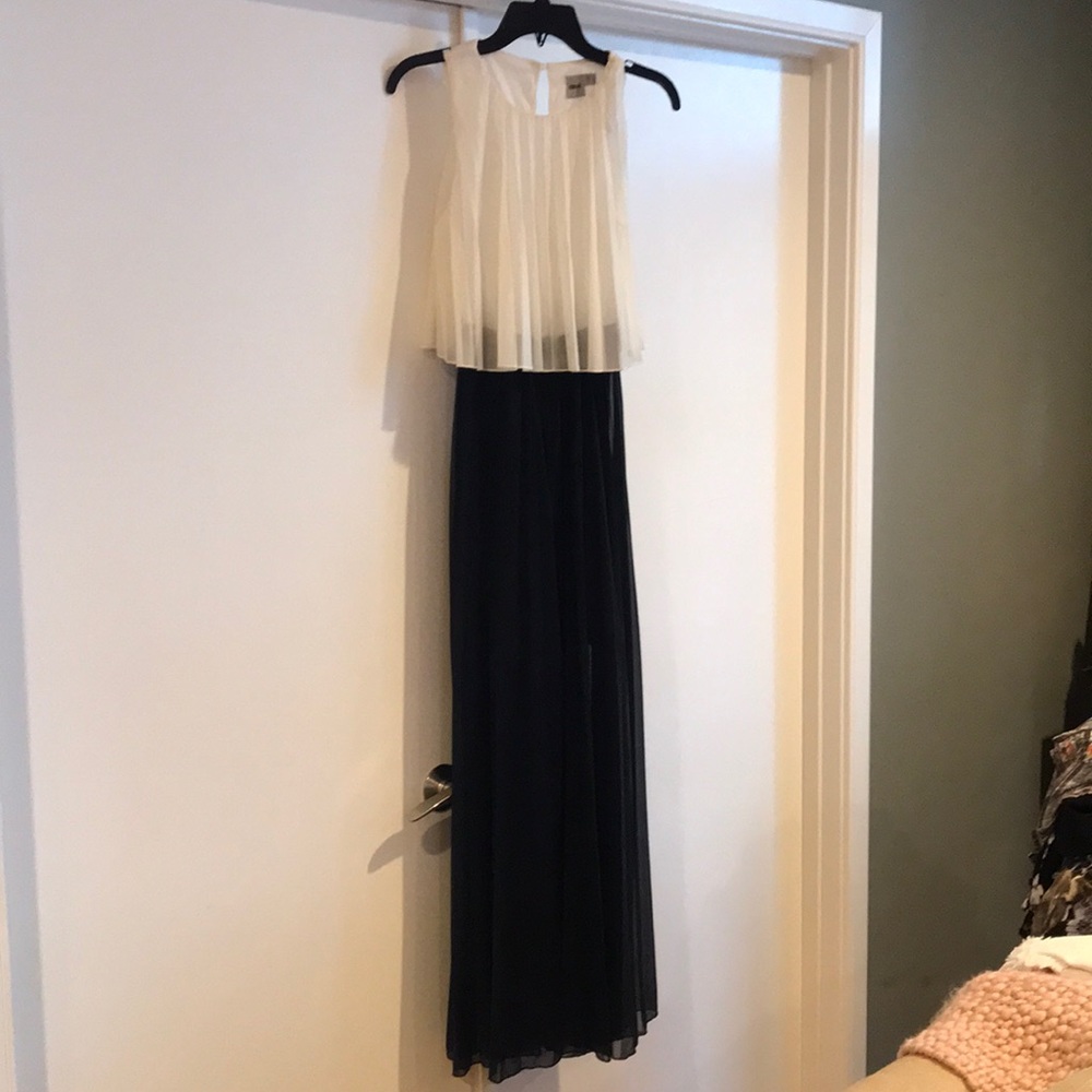 ASOS Navy & White maxi dress.
